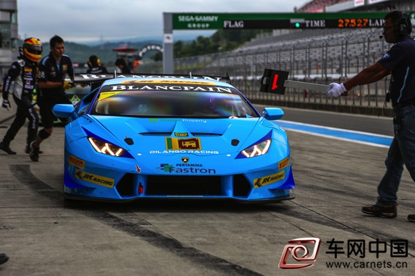蘭博基尼-寶珀Super Trofeo亞洲挑戰賽富士站 -車輛進入維修區