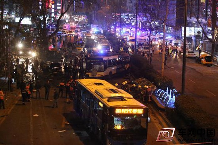 土耳其汽車(chē)爆炸已致34人遇難 中使館發(fā)安全提醒
