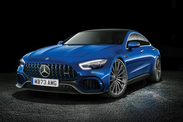 百公里加速3秒內 曝梅賽德斯-AMG GT 73e渲染圖