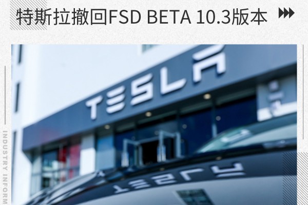車機系統存在問題 特斯拉撤回FSD Beta 10.3版本