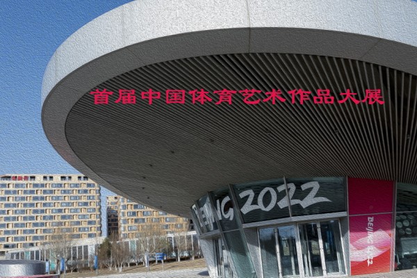 首屆中國體育藝術作品大展在北京冬奧村開展